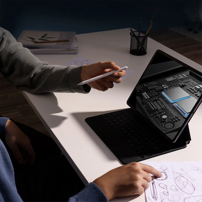 [PO ZWROCIE] Rysik z aktywną końcówką Baseus Smooth Writing 2 do iPad z wymienną końcówką - biały