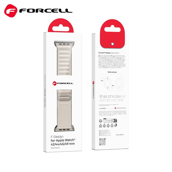 FORCELL F-DESIGN FA13 pasek do APPLE Watch 42 / 44 / 45 / 49 mm gwiezdny