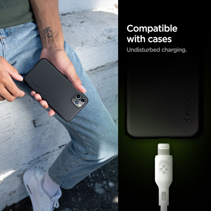 KABEL SPIGEN DURASYNC MFI LIGHTING CABLE 2-PACK 100CM WHITE