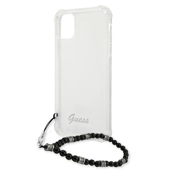 Etui GUESS Apple iPhone 12 12 Pro Black Pearl Bezbarwny Hardcase