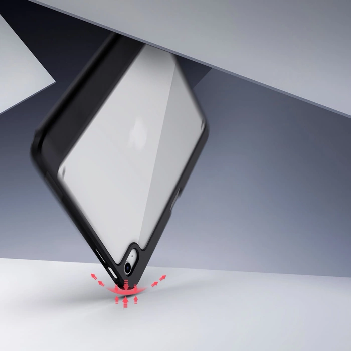 Nillkin Bevel Leather Case etui iPad 10.9'' 2022 (10 gen.) smart cover pokrowiec z klapką podstawka niebieskie