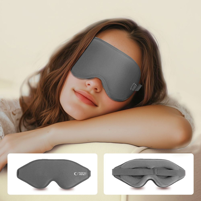 TECH-PROTECT EYESHADE SLEEP MASK GREY