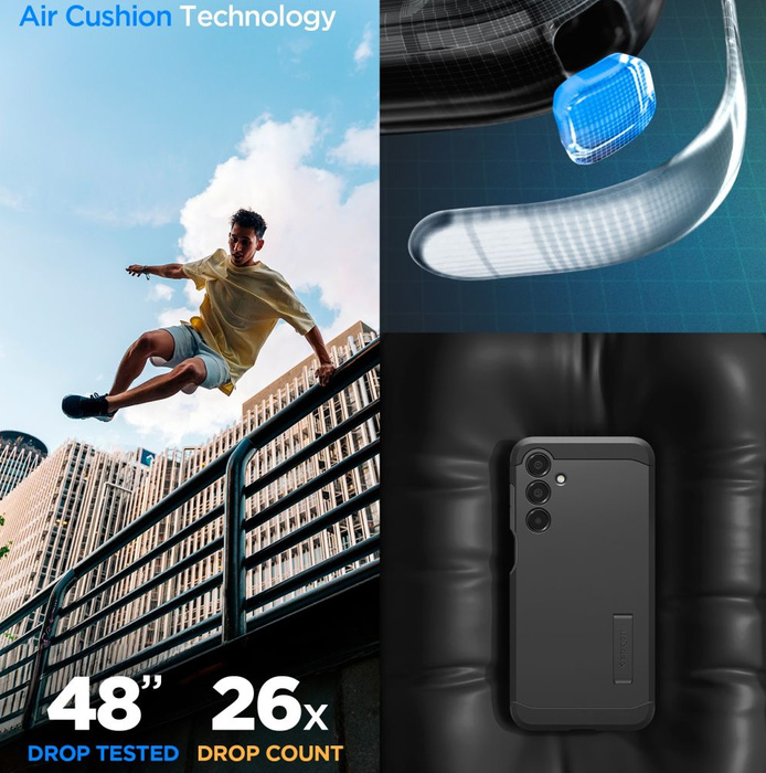 ETUI SPIGEN TOUGH ARMOR GALAXY A16 4G / 5G BLACK