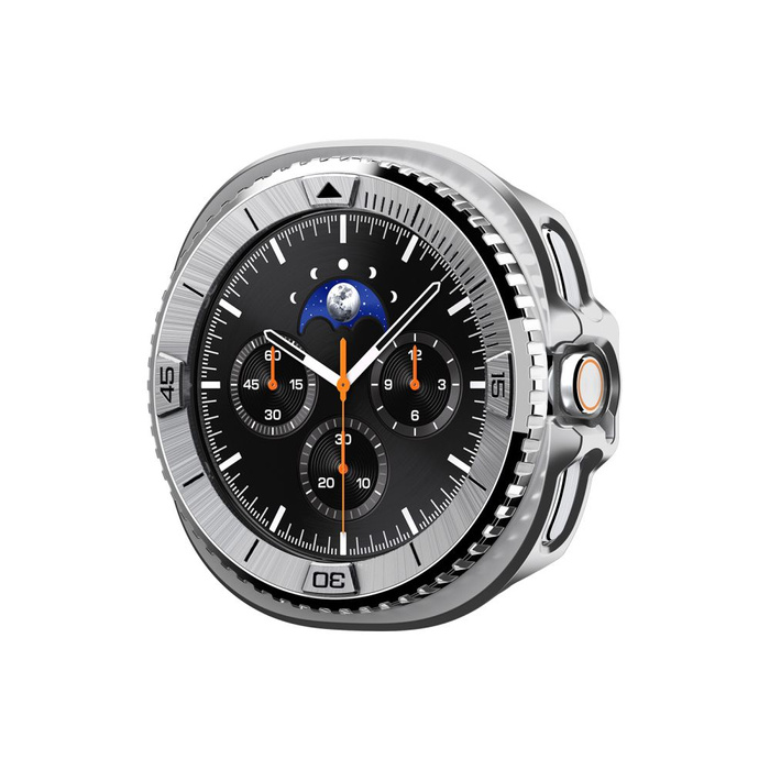 ETUI SPIGEN SAMSUNG GALAXY WATCH 8 CLASSIC (46 MM) BEZEL TUNE PRO PILOT SILVER