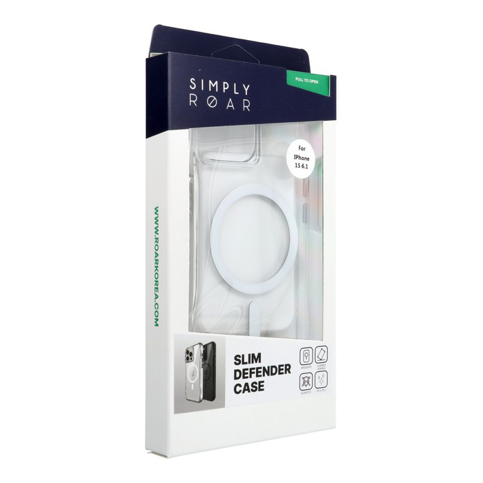 ROAR futerał SLIM DEFENDER kompatybilny z MagSafe do IPHONE 15 transparentny
