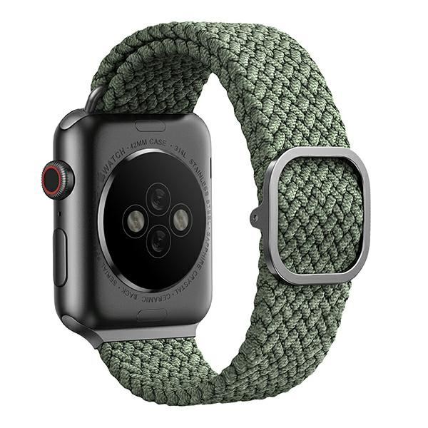 UNIQ pasek Aspen Apple Watch 40/38/41mm Braided zielony/cypress green