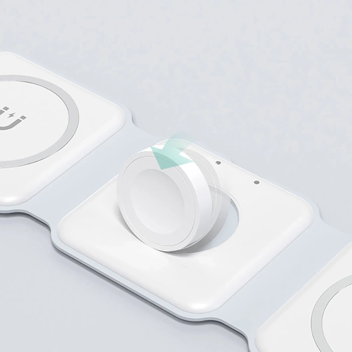 Ładowarka indukcyjna 3w1 Dudao A11N 15W - biała