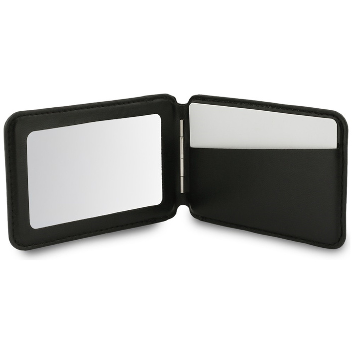 Portfel z lusterkiem Guess 4G Stand &    Mirror Magsafe czarny