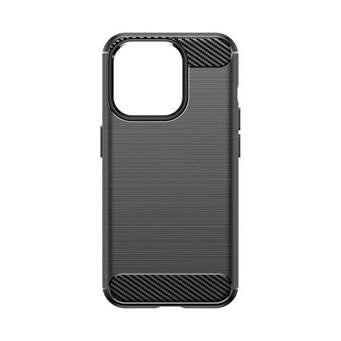 Etui Elastyczne etui wzór karbon do iPhone 15 Pro Carbon Case - czarne Case