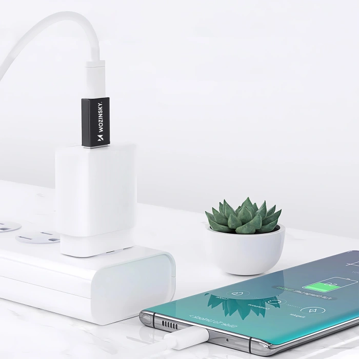 Adapter Wozinsky WAAC-01 USB-A - USB-C OTG - czarny