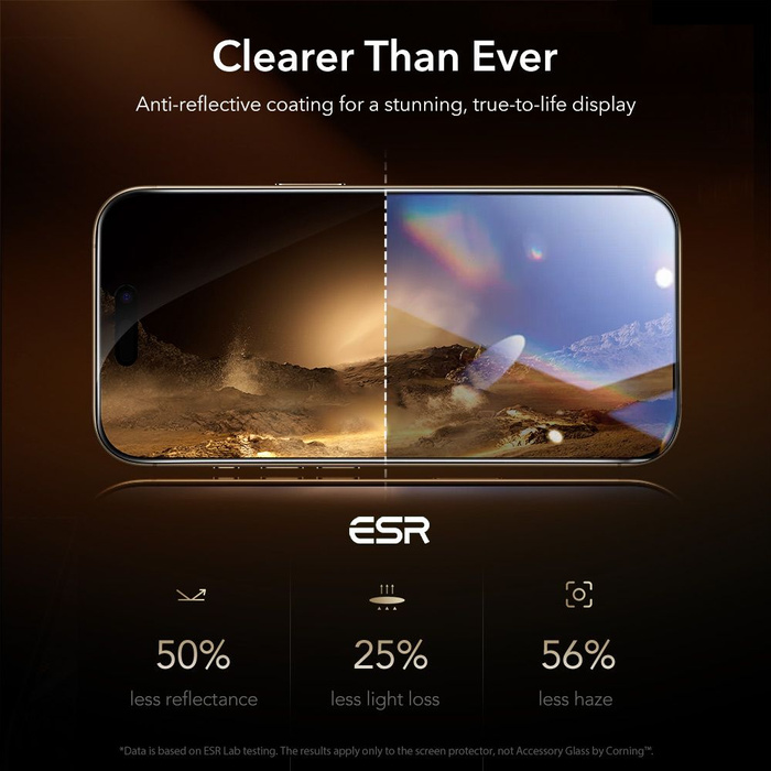 SZKŁO HARTOWANE ESR ULTRAFIT ARMORITE PRO TEMPERED GLASS IPHONE 17 PRO CLEAR