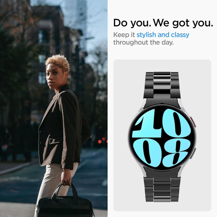 Pasek Spigen Modern Fit Band Samsung Galaxy Watch 6 (44 Mm) Black Case