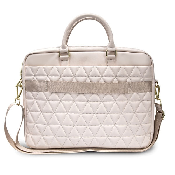 Torba GUESS Na Laptopa 15 Quilted Różowy Case