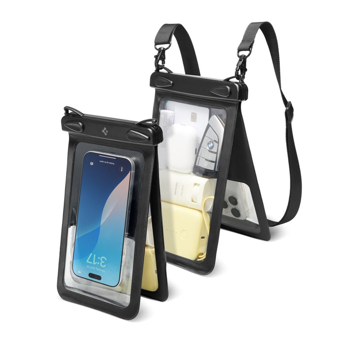 ETUI WODOODPORNE SPIGEN A603 UNIWERSALNE WATERPROOF CASE CZARNE