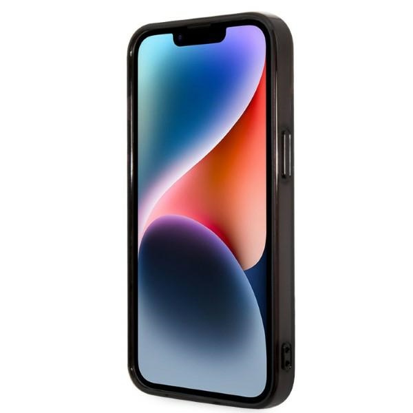 Etui KARL LAGERFELD Apple iPhone 14 Gradient Ikonik Karl & Choupette Czarny Hardcase