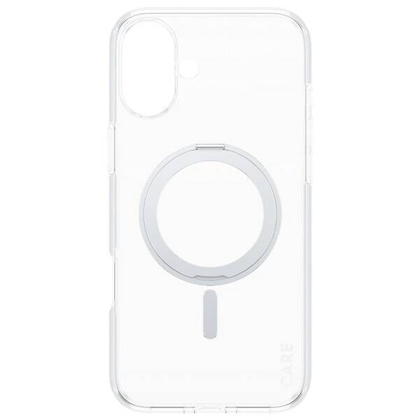 Etui CARE by PanzerGlass Feature Kickstand Case iPhone 16 Plus 6.7" srebrny/silver MagSafe 1327