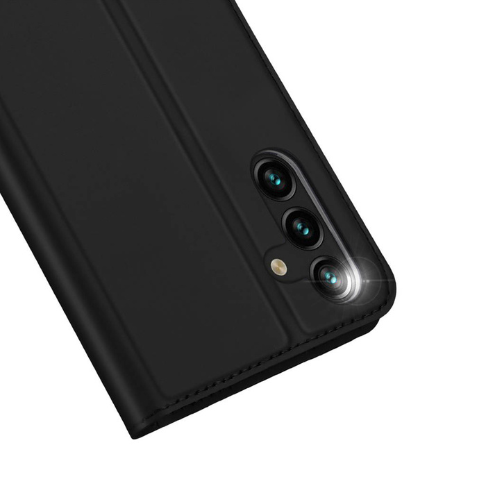 Dux Ducis Skin Pro etui Samsung Galaxy A14 5G pokrowiec z klapką portfel na kartę podstawka czarne