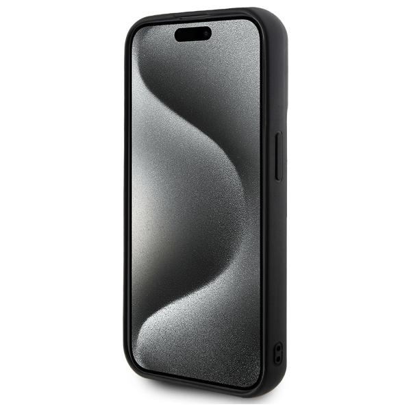 Karl Lagerfeld KLHCP15X3DRKSDLK iPhone    15 Pro Max 6.7" czarny/black hardcase 3D Rubber Signature