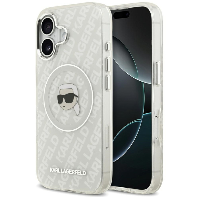 Etui Karl Lagerfeld IML Karl Head Logo   MagSafe do iPhone 17 szary