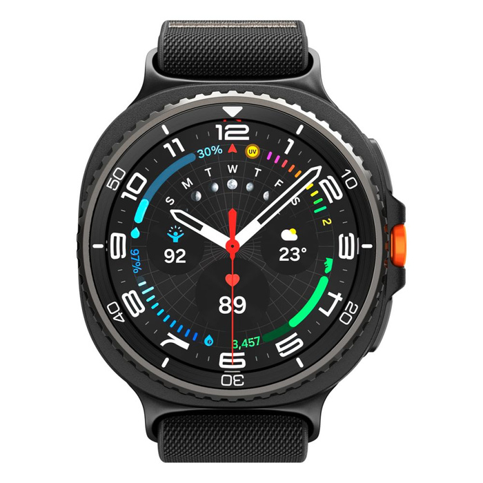PASEK SPIGEN SAMSUNG GALAXY WATCH 8 / CLASSIC 40 / 44 / 46 MM LITE FIT CZARNY