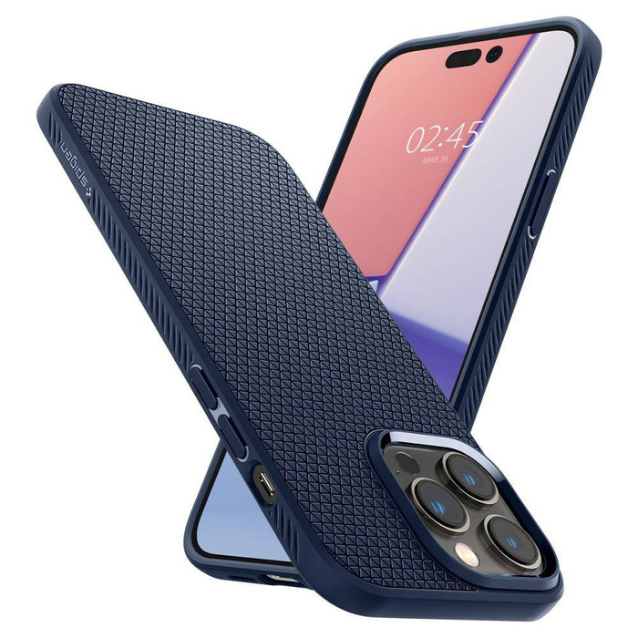 Etui Spigen Liquid Air iPhone 14 Pro Navy Blue