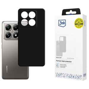 Etui 3MK Silicone Case do Xiaomi 14T Pro czarny
