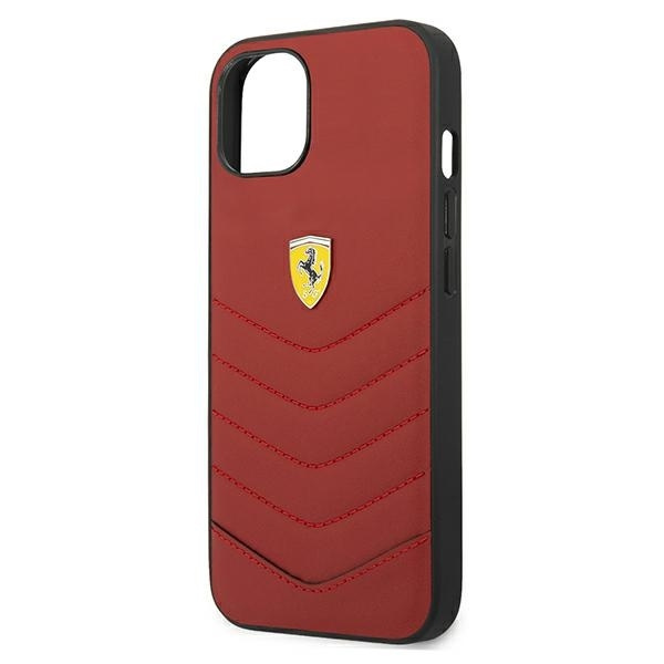 Etui FERRARI Apple iPhone 13 Off Track Quilted Czerwony Hardcase
