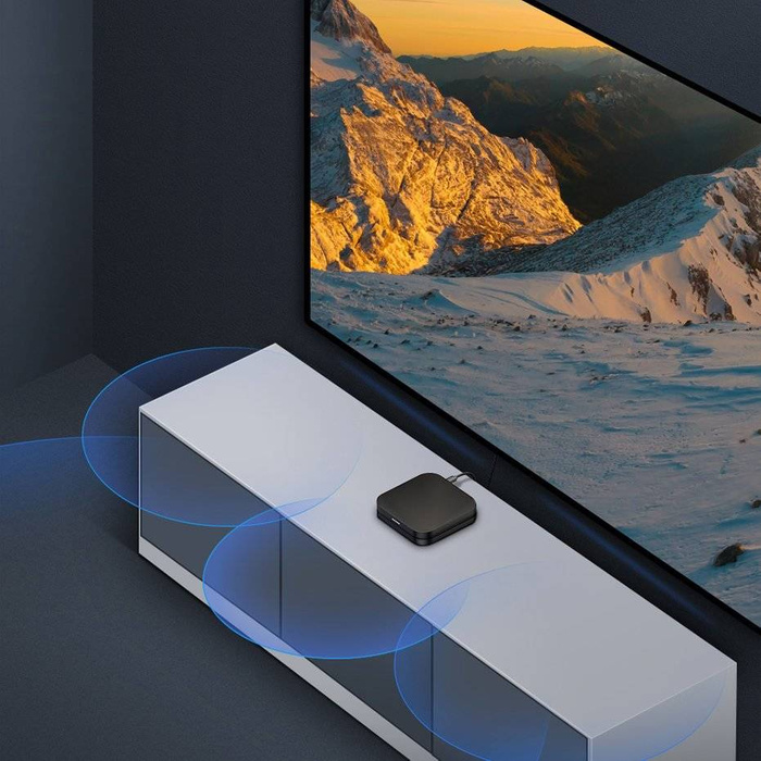 Baseus kabel HDMI 2.1 8K 60 Hz 48 Gbps / 4K 120 Hz / 2K 144 Hz 3D eARC QMS Dynamic HDR VRR ALLM 3m czarny (CAKGQ-L01)