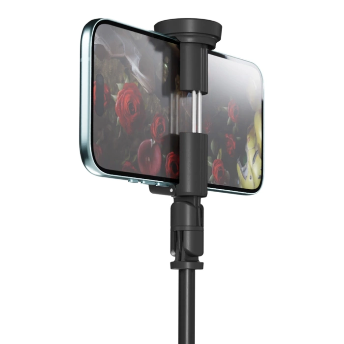 Selfie stick Statyw Wozinsky WRZP1 z automatycznie rozkładanymi nóżkami 1,7m Czarny