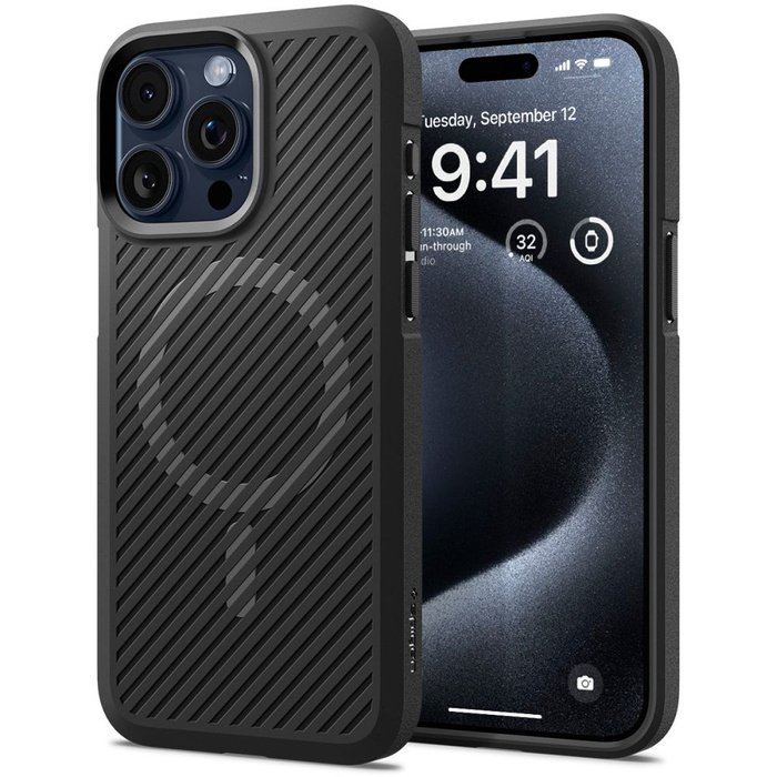 Etui iPhone 15 Pro Max Spigen Core Armor Mag Magsafe Matte Black Case