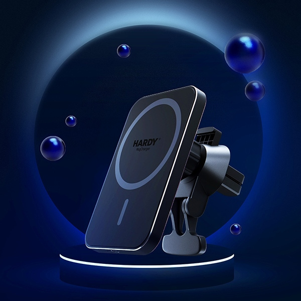 3MK Hardy MagCharger 15W ład. indukcyjna samochodowa dedykowana dla iPhone