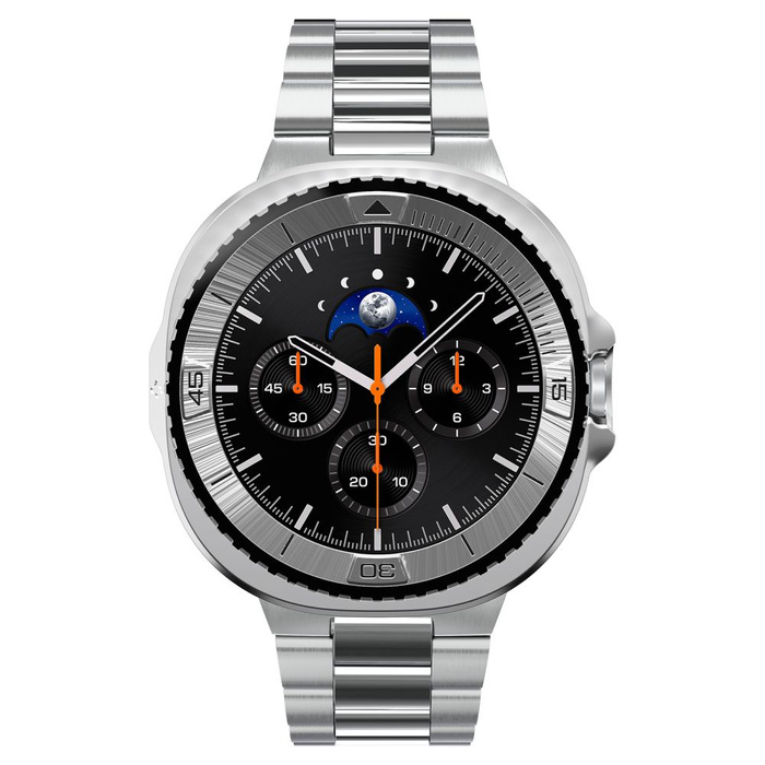 ETUI SPIGEN SAMSUNG GALAXY WATCH 8 CLASSIC (46 MM) BEZEL TUNE PRO PILOT SILVER
