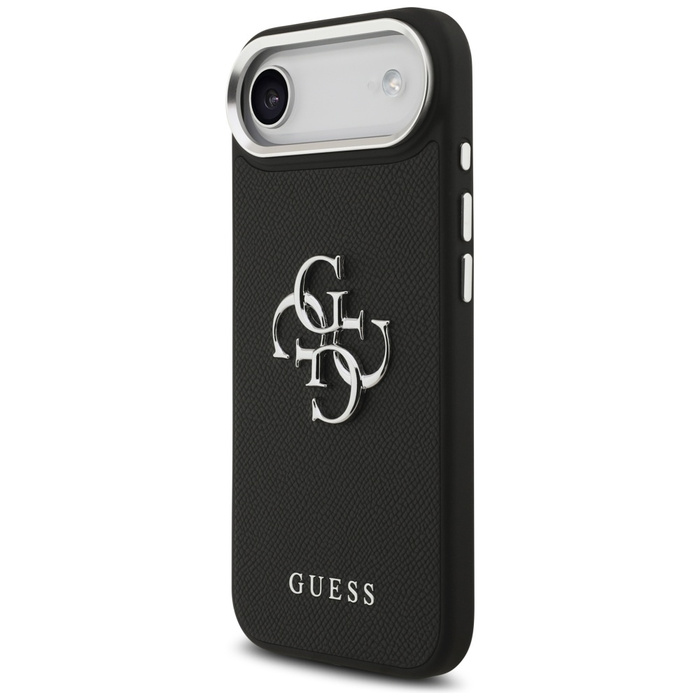 Etui Guess Grained Big 4G Classic Logo   do iPhone 17 Air czarny