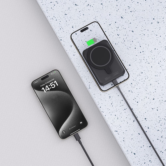 TECH-PROTECT PB10 LIFEMAG MAGSAFE POWER BANK 5000MAH BLACK