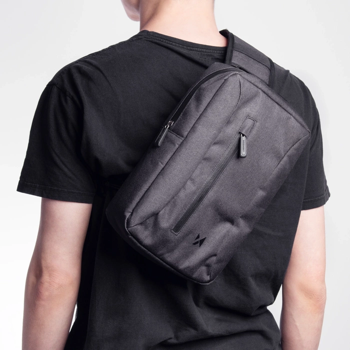 Sakwa rowerowa Wozinsky na kierownicę - szara