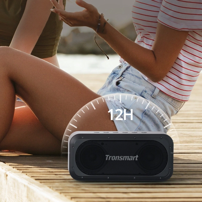 Tronsmart Force SE wodoodporny bezprzewodowy głośnik Bluetooth 50W z funkcją Powerbank czarny (752288)