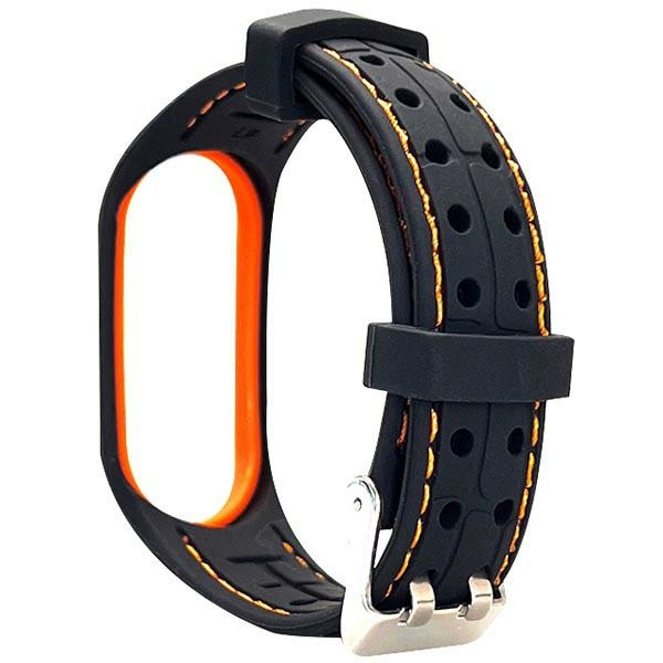 Beline pasek Mi Band 7 Smartczarno-pomarańczowy black/orange