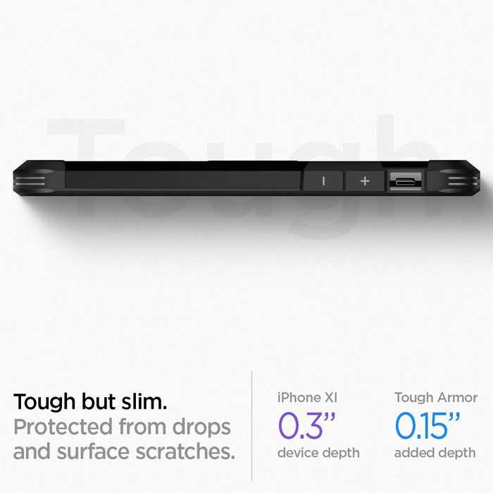 Etui SPIGEN Tough Armor Apple Iphone 11 Black Czarne Case