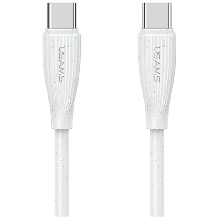 Kabel USAMS Green Series SJ716 60W USB-C do USB-C 1m biały
