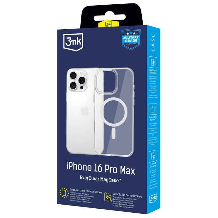 Etui 3MK EverClear MagCase do Apple      iPhone 16 Pro Max