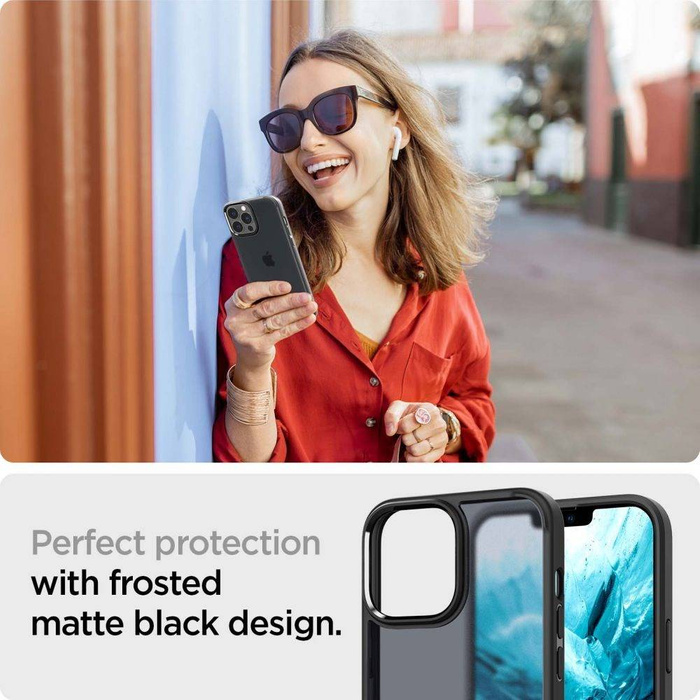 SPIGEN iPhone 13 Pro Max Ultra Hybrid Etui Matte Frost Black Case