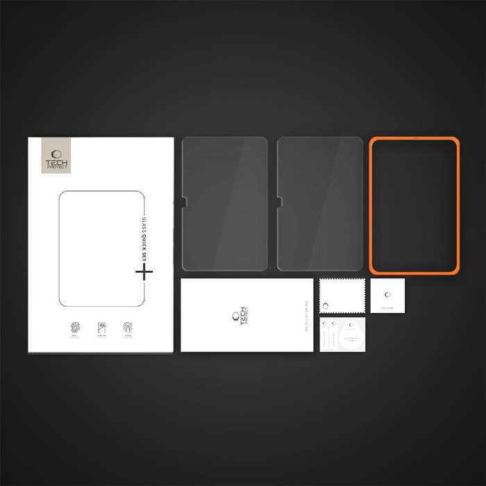 SZKŁO HARTOWANE TECH-PROTECT EASY SET+ 2-PACK IPAD 10.9” 10 / 2022 / 11” 11 / 2025 CLEAR