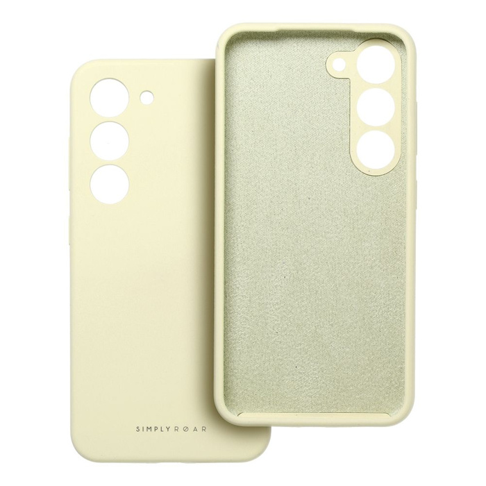 ROAR futerał CLOUD SKIN do SAMSUNG A06 Jasnożółty