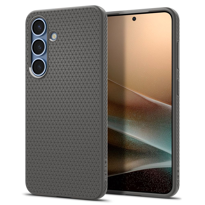 ETUI SPIGEN SAMSUNG GALAXY S25 LIQUID AIR SZARE MARBLE GREY