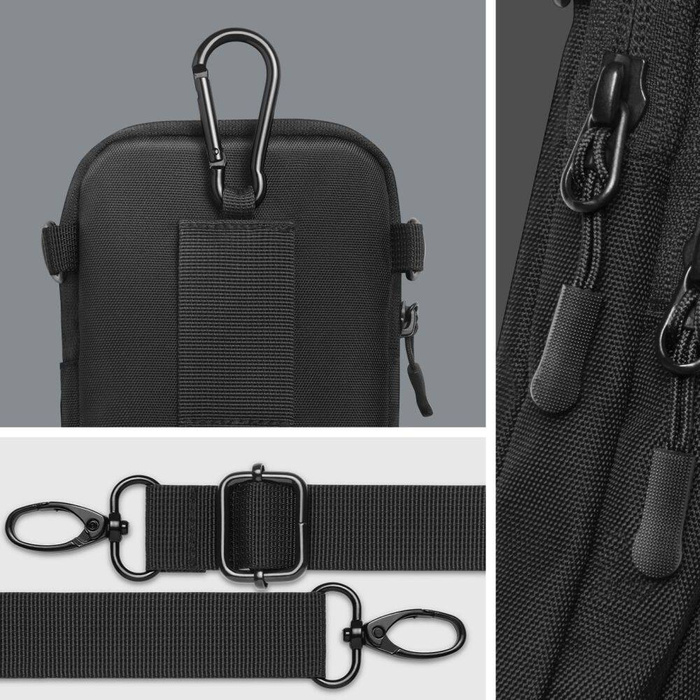 ETUI SPIGEN KD400 UNIVERSAL CROSS BAG KLASDEN BLACK