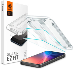 SZKŁO HARTOWANE SPIGEN GOOGLE PIXEL 9A GLAS.TR ”EZ FIT” 2-PACK CLEAR