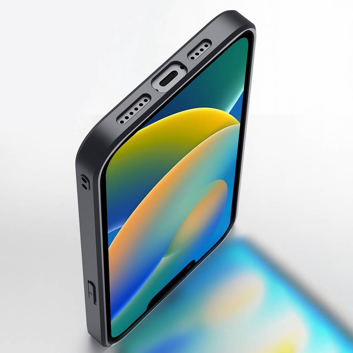 Dux Ducis Fino etui pokrowiec pokryty nylonowym materiałem iPhone 14 Max niebieski