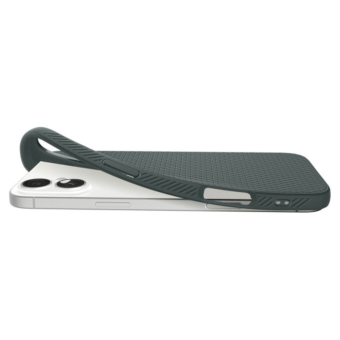 Etui iPhone 16 Spigen Liquid Air Abyss Green