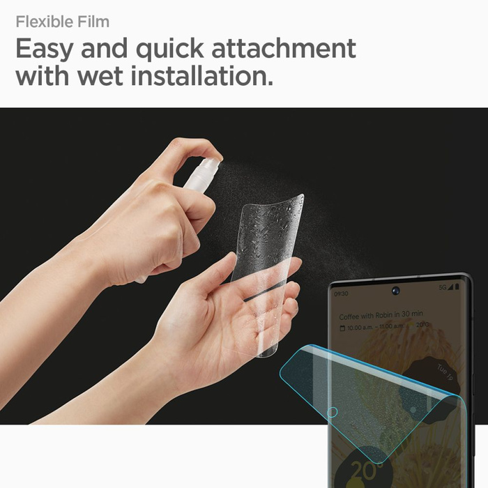 Spigen Neo Flex 2-pack Google Pixel 7 Pro Folia Hydrożelowa Clear