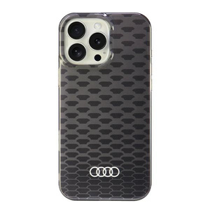 Audi IML Stitching Pattern MagSafeiPhone 16 Pro Max 6.9" czarny/black hardcase AU-IMLMIP16PM-Q5/D3-BK